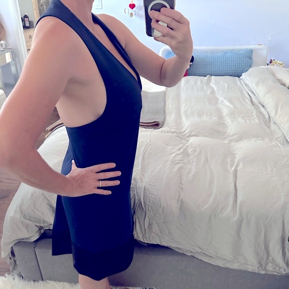 Alice + Olivia Navy Blue Dress - Picture 2 of 7